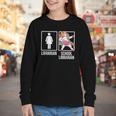 Back To School Library Unicorn Book Lover School Librarian Youth Long Sleeve Tee