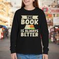 The Book Is Always Better Thriller Youth Long Sleeve Tee
