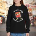 This Is My Book Character Costume- Dabbing Book Kids Youth Long Sleeve Tee