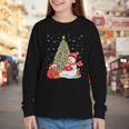 Book Christmas Tree Bookworm Gingerbread Man Snowman Reading Youth Long Sleeve Tee Book Christmas Tree Bookworm Gingerbread Man Snowman Reading Youth Long Sleeve Tee