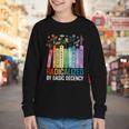 Book Flower Radicalized By Basic Decency Feminist Lgbt Youth Long Sleeve Tee