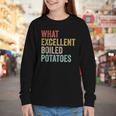 Book Lover Austen Literature What Excellent Boiled Potatoes Youth Long Sleeve Tee