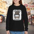 Book Lover What Happens At Book Club Stays Messy Bun Girls Youth Long Sleeve Tee Book Lover What Happens At Book Club Stays Messy Bun Girls Youth Long Sleeve Tee
