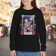 Book Lover Tarot Card The Reader Mystic Skeleton Youth Long Sleeve Tee Book Lover Tarot Card The Reader Mystic Skeleton Youth Long Sleeve Tee