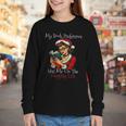 My Book Preference Has Me On The Naughty List Christmas Xmas Youth Long Sleeve Tee