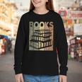 Book Reader Vintage Bookworm Retro Book Lover Youth Long Sleeve Tee
