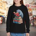 Book Reading Book Reader Manatees Sea Animal Sea Cow Manatee Youth Long Sleeve Tee