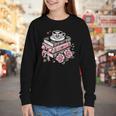 All Booked For Valentine's Coquette Bow Books Teacher Girly Youth Long Sleeve Tee All Booked For Valentine's Coquette Bow Books Teacher Girly Youth Long Sleeve Tee