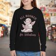 All Booked For Valentines Cute Cherub Vintage Book Lover Youth Long Sleeve Tee All Booked For Valentines Cute Cherub Vintage Book Lover Youth Long Sleeve Tee