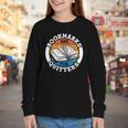 Bookmarks Are For Quitters Reader Read Book Reading Youth Long Sleeve Tee