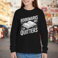 Bookmarks Quote Library Book Reader Youth Long Sleeve Tee