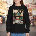 Books Are My Happy Place Youth Long Sleeve Tee