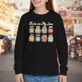 Books Are My Jam Shirt Book Lover Reader Reading Teacher Youth Long Sleeve Tee