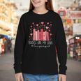 Books Are My Love Language Valentine Reads Bookish Club Youth Long Sleeve Tee Books Are My Love Language Valentine Reads Bookish Club Youth Long Sleeve Tee