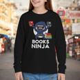 Books Ninja Read Reading Librarian Book Toddler Boys Kids Youth Long Sleeve Tee Books Ninja Read Reading Librarian Book Toddler Boys Kids Youth Long Sleeve Tee