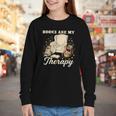 Books Are My Therapy Cozy Reading Chair Artwork Youth Long Sleeve Tee Books Are My Therapy Cozy Reading Chair Artwork Youth Long Sleeve Tee
