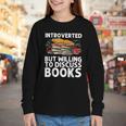 Bookworm Art For Men Women Book Reading Lover Bookish Youth Long Sleeve Tee
