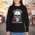 I Buy Her Books And Call Her A Good Girl Book Lover Youth Long Sleeve Tee I Buy Her Books And Call Her A Good Girl Book Lover Youth Long Sleeve Tee