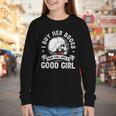 I Buy Her Books And Call Her A Good Girl Reading Book Lover Youth Long Sleeve Tee I Buy Her Books And Call Her A Good Girl Reading Book Lover Youth Long Sleeve Tee
