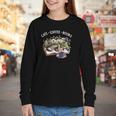 Cats Coffee Books Youth Long Sleeve Tee