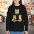Cats Reading Book Lover Reading Bookworm Reader Youth Long Sleeve Tee Cats Reading Book Lover Reading Bookworm Reader Youth Long Sleeve Tee