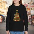Christmas Book Tree Bookshelf Holiday For Readers Librarians Youth Long Sleeve Tee Christmas Book Tree Bookshelf Holiday For Readers Librarians Youth Long Sleeve Tee