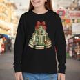 Christmas Book Tree Coquette Bow Xmas Reading Librarian Girl Youth Long Sleeve Tee Christmas Book Tree Coquette Bow Xmas Reading Librarian Girl Youth Long Sleeve Tee
