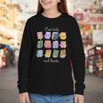 Cool Kids Read Books School Librarian Reading Teacher Youth Long Sleeve Tee