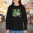 Coquette Bow Books St Patrick's Shamrock Bookworm Librarian Youth Long Sleeve Tee Coquette Bow Books St Patrick's Shamrock Bookworm Librarian Youth Long Sleeve Tee