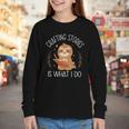 Crafting Stories Is What I Do Reading Writing Book Author Youth Long Sleeve Tee