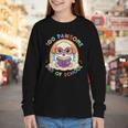 Cute 100th Day Of School 100 Days Dog Reading Book Rainbow Youth Long Sleeve Tee Cute 100th Day Of School 100 Days Dog Reading Book Rainbow Youth Long Sleeve Tee