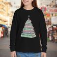 Cute Bookmas Christmas Book Tree Book Lover Teacher Youth Long Sleeve Tee Cute Bookmas Christmas Book Tree Book Lover Teacher Youth Long Sleeve Tee