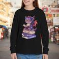 Cute Dragon Read Books Be Kind Stay Weird Book Lover Youth Long Sleeve Tee Cute Dragon Read Books Be Kind Stay Weird Book Lover Youth Long Sleeve Tee