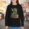 Cute Kawaii Dragon Fantasy Book Lover Book Nerd Youth Long Sleeve Tee Cute Kawaii Dragon Fantasy Book Lover Book Nerd Youth Long Sleeve Tee
