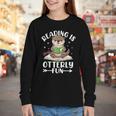 Cute Otter Reading Book Lover Sea Otters Animal Lover Youth Long Sleeve Tee Cute Otter Reading Book Lover Sea Otters Animal Lover Youth Long Sleeve Tee