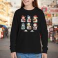 Cute Snowman Reading Books Christmas Winter Book Lover Youth Long Sleeve Tee Cute Snowman Reading Books Christmas Winter Book Lover Youth Long Sleeve Tee