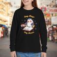 Cute Xmas Book Lover Penguin Reading Cosy Days Cosy Reads Youth Long Sleeve Tee