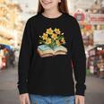 Daffodils Flowers Book Floral Youth Long Sleeve Tee Daffodils Flowers Book Floral Youth Long Sleeve Tee