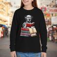 Dalmatian Reading Books Matching Bookworm Readers Librarian Youth Long Sleeve Tee