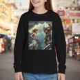 David And Goliath Bible Book Of Samuel King David Comic Youth Long Sleeve Tee
