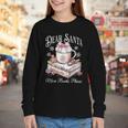 Dear Santa More Book Please Christmas Reading Book Librarian Youth Long Sleeve Tee Dear Santa More Book Please Christmas Reading Book Librarian Youth Long Sleeve Tee