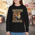 In My Dream World Books Are Free Chocolate Is Healthy Youth Long Sleeve Tee