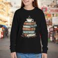 Drink Coffee Read Books Be Happy Caffeine Espresso Youth Long Sleeve Tee Drink Coffee Read Books Be Happy Caffeine Espresso Youth Long Sleeve Tee