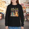 Easily Distracted By Cats And Books Book & Cat Lover Youth Long Sleeve Tee
