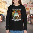 Easily Distracted By Dragons Books Cats Fantasy Book Lover Youth Long Sleeve Tee Easily Distracted By Dragons Books Cats Fantasy Book Lover Youth Long Sleeve Tee