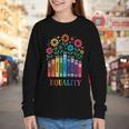 Equality Love Peace Compassion Books Protest Women Girls Kid Youth Long Sleeve Tee Equality Love Peace Compassion Books Protest Women Girls Kid Youth Long Sleeve Tee