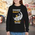 Escaped Reality Do Not Disturb Book Lover Youth Long Sleeve Tee