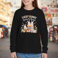 Every Bunny Loves To Read Book Lover Easter Day Apparel Youth Long Sleeve Tee