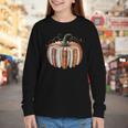Fall Book Pumpkin Halloween Teacher Librarian Thanksgiving Youth Long Sleeve Tee
