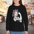 Female Librarian Rosie Riveter Book Guardian Woman Youth Long Sleeve Tee Female Librarian Rosie Riveter Book Guardian Woman Youth Long Sleeve Tee